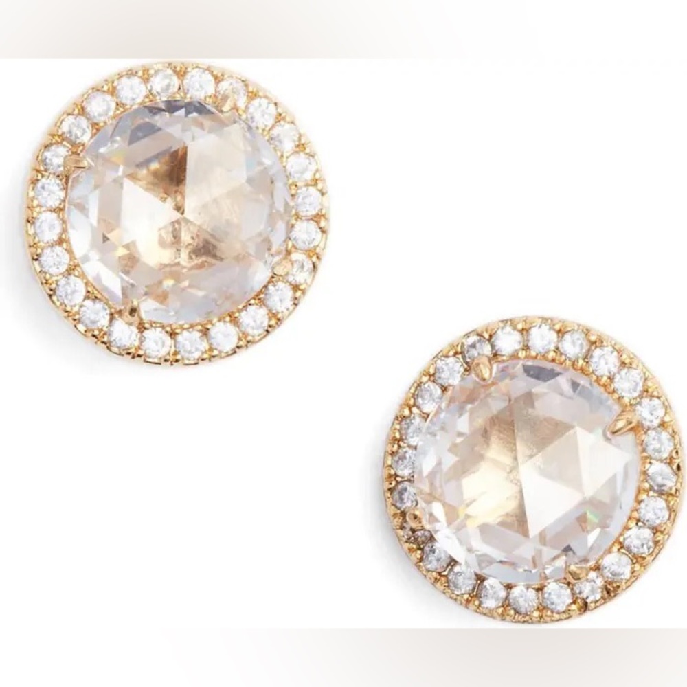 Kate Spade Bright Ideas Pavé Halo Stud Earrings